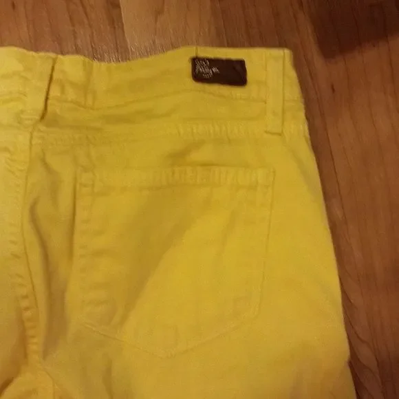 PAIGE DENIUM JEANS PEG SKINNY YELLOW 27 - Picture 7 of 10